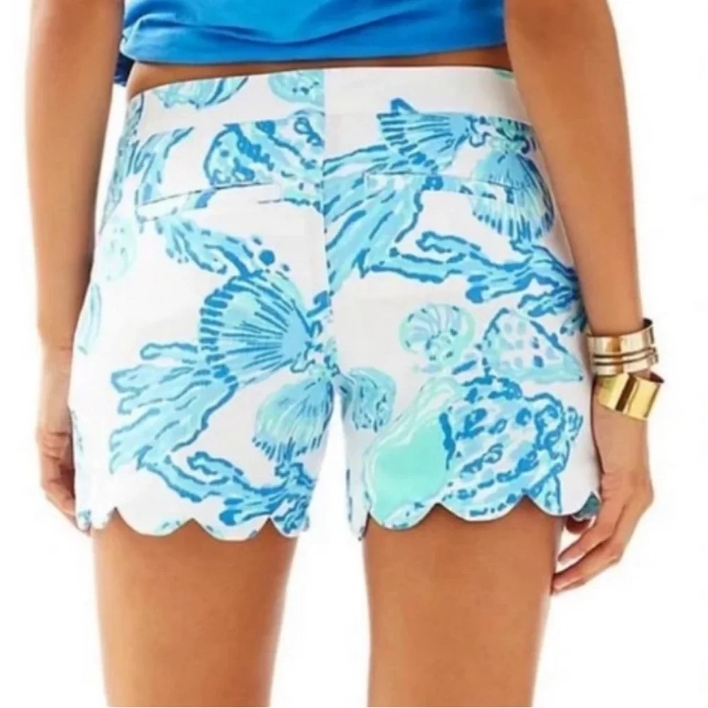 NEW buttercup shorts barefoot princess shell seashell scallop hem Lilly NWT 10